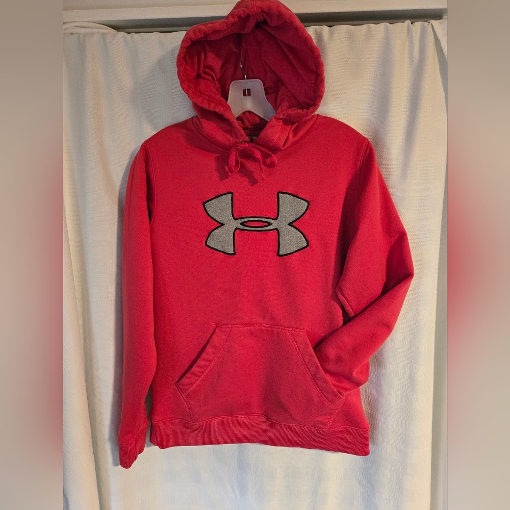 Under Armour Crimson Hoodie with Logo